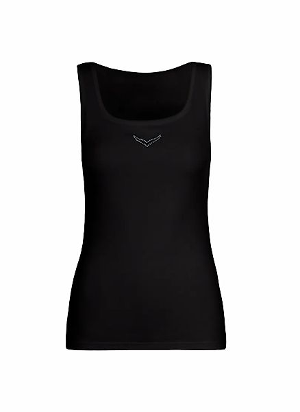 Trigema Tanktop "TRIGEMA Trägershirt mit Kristallsteinen" 1 Stk. günstig online kaufen