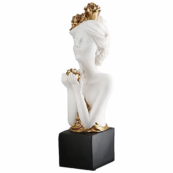 GILDE Dekofigur "Skulptur Rosenliebe" Höhe: 42 cm günstig online kaufen