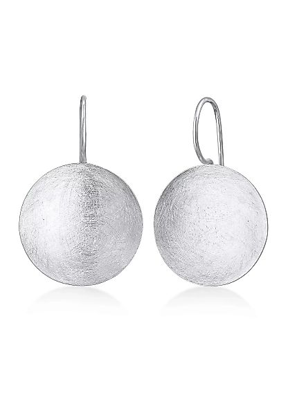 Nenalina Paar Ohrhänger "Basic Geo Kreis Brushed Trend 925 Silber" günstig online kaufen