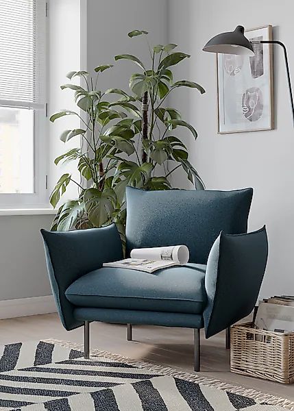 andas Sessel »Stine Cocktailsessel«, Besonderes Design durch Kissenoptik un günstig online kaufen