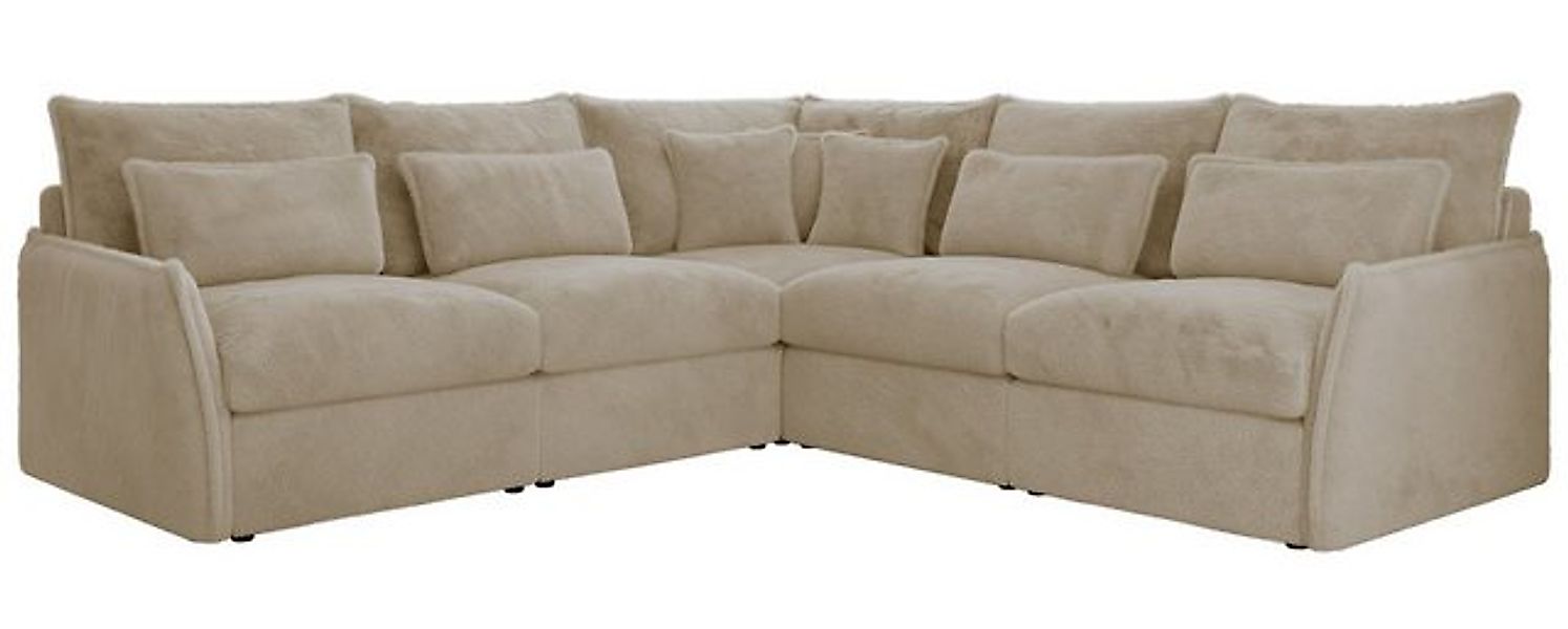 MKS MÖBEL Ecksofa VERSO L, Set, CME30-Schaum, Wohnlandschaft, Zierkissen, E günstig online kaufen