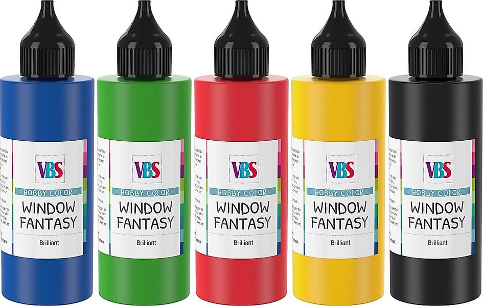 VBS Fenstersticker Window Fantasy Basic-Set, 5 Stück günstig online kaufen