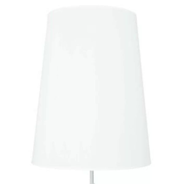 Stoff Lampenschirm Weiß für Stehlampen E27 konisch Ø50cm günstig online kaufen