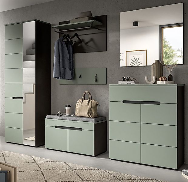 Inn.Furn Garderoben-Set Cooper, (Flurgarderobe in Salbei günstig online kaufen
