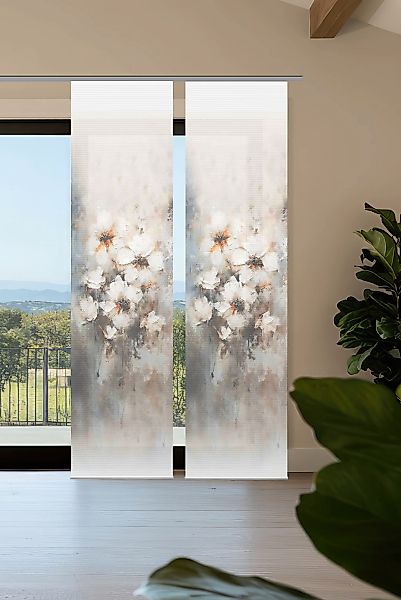 HOME in green Schiebegardine "ARISTEA" Paneelwagen 2 Stk. tlg. Bambusoptik, günstig online kaufen