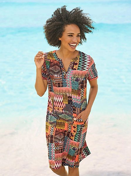 heine Jerseykleid "Jersey-Kleid" Eingrifftaschen günstig online kaufen