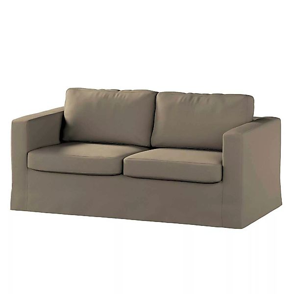 Bezug für Karlstad 2-Sitzer Sofa nicht ausklappbar, lang, mokka, Sofahusse, günstig online kaufen