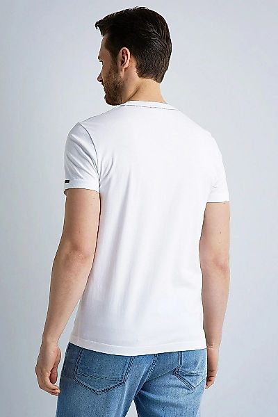 PME Legend Jersey T-Shirt Logo Weiß  - Größe L günstig online kaufen