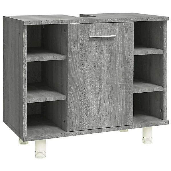 Vidaxl Badschrank Grau Sonoma 60x32x53,5 Cm Holzwerkstoff günstig online kaufen