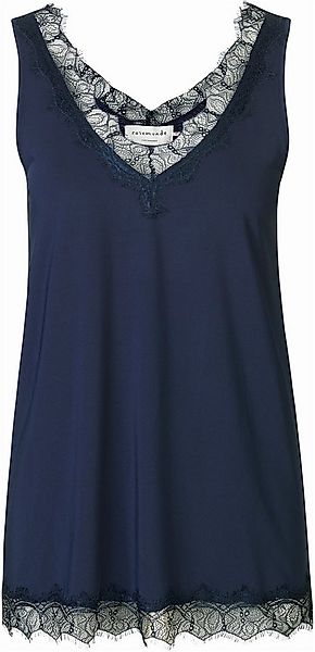 rosemunde Spitzentop Billie Tank Top Vintage-Spitzenbesatz an V- Ausschnitt günstig online kaufen