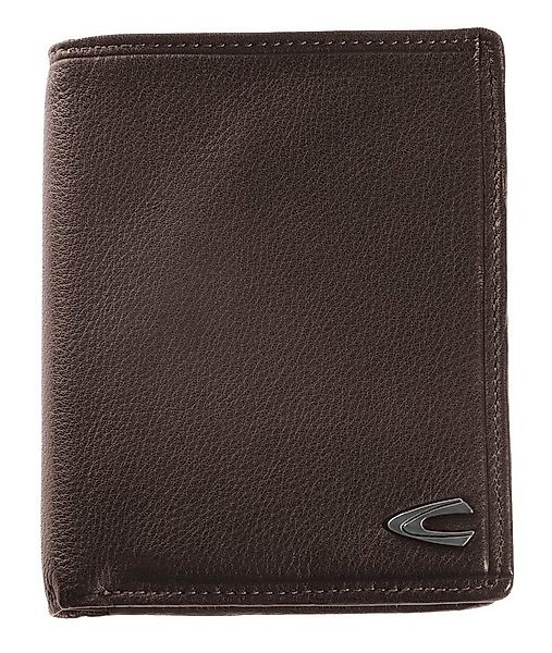 camel active Geldbörse Vegas, aus hochwertigem Rindsleder mit Metall Logo günstig online kaufen