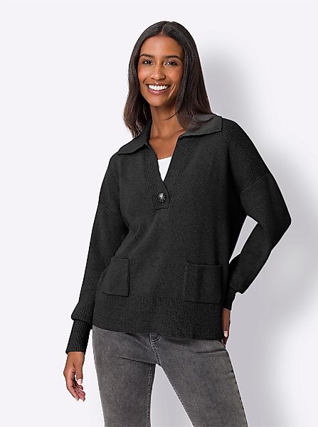 heine Strickpullover Polopullover günstig online kaufen