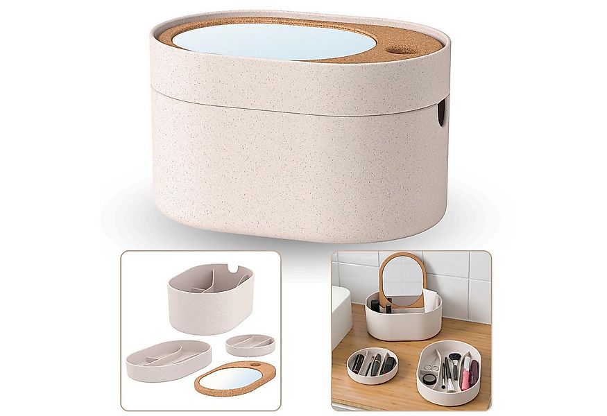 Sarcia.eu Kosmetikbox SAXBORGA Kunststoffbox mit verspiegeltem Deckel IKEA günstig online kaufen