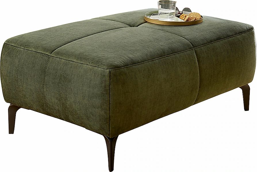 Jockenhöfer Gruppe Hocker "Salo, B: 114 cm" im Retrolook mit Wellenunterfed günstig online kaufen