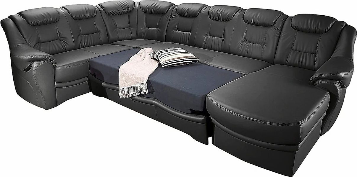 sit&more Wohnlandschaft »Bellevue U-Form« wahlweise mit Bettfunktion günstig online kaufen