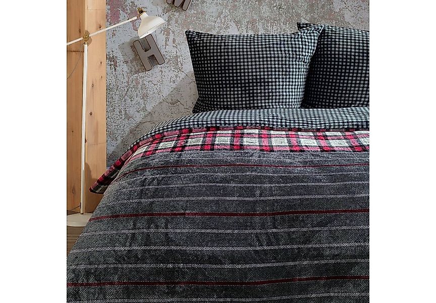 Buymax Bettwäsche Teddy Plüsch Bettezug-Set, Fleece, 3 teilig, 220x240 cm, günstig online kaufen