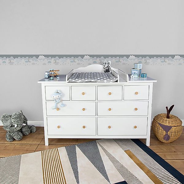 Bricoflor Babyzimmer Wolken Tapete mit Sternen Kinder Vliestapete mit  Ster günstig online kaufen