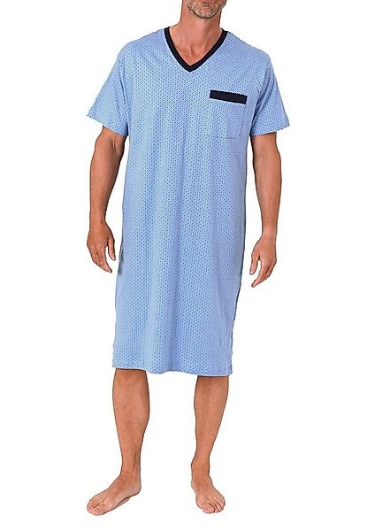Normann Pyjama Normann Herren kurzarm Nachthemd – auch in Übergrößen günstig online kaufen