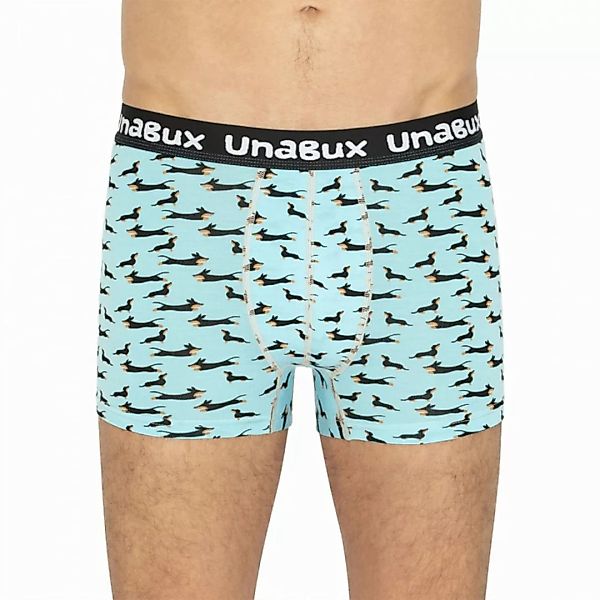 Unabux Boxer Briefs Blau mit Motiv günstig online kaufen