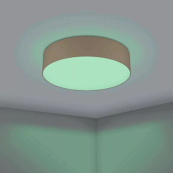 EGLO connect Romao-Z LED-Deckenlampe, Ø57cm, grau günstig online kaufen