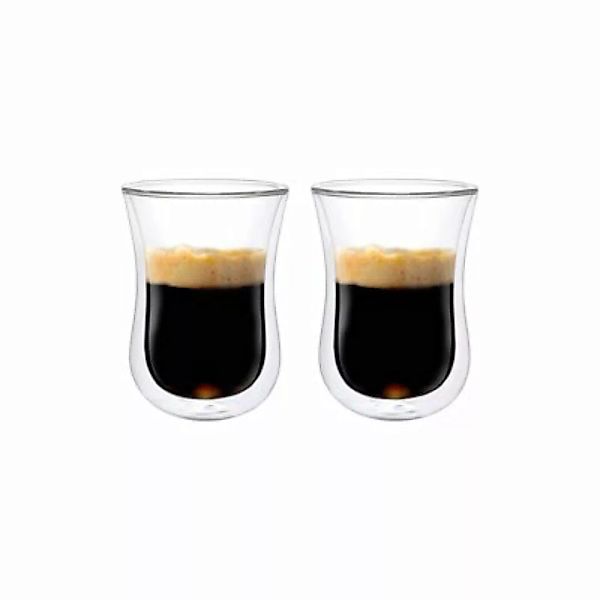 COFFEE ´N MORE Thermoglas 230 ml L 2er Set Teegläser transparent günstig online kaufen