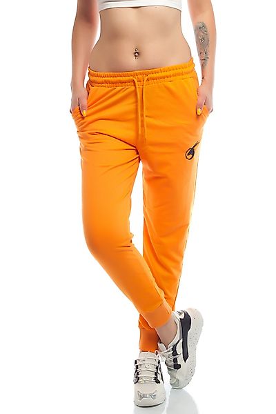 Bongual Relaxhose Basic Jogginghose mit Logostickerei günstig online kaufen