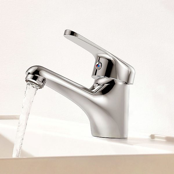 Auralum Max Waschtischarmatur Chrom Wasserhahn Bad günstig online kaufen