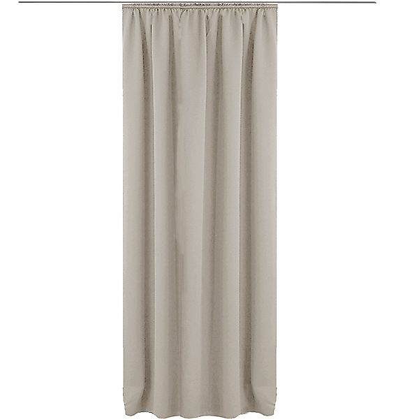 JEMIDI Gardine Vorhang blickdicht, 140x245cm, Kräuselband, günstig online kaufen