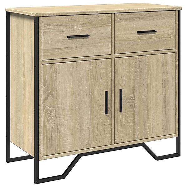 vidaXL Sideboard Sonoma-Eiche 79,5x35,5x74,5 cm Holzwerkstoff 848545 günstig online kaufen