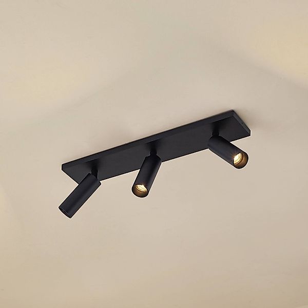 Arcchio Deckenstrahler Brinja Slim, schwarz, 3-flg GU10 MR11 günstig online kaufen
