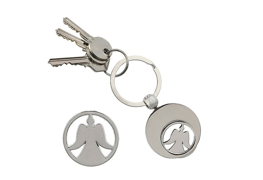 CEPEWA Schlüsselanhänger Schlüsselanhänger Ø3,5cm Engel Einkaufswagenchip günstig online kaufen