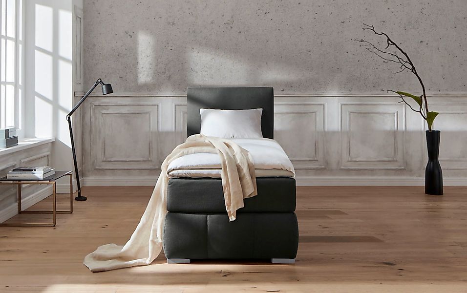 Home affaire Boxspringbett "Wehma" inkl. Topper in 3 verschiedenen Matratze günstig online kaufen