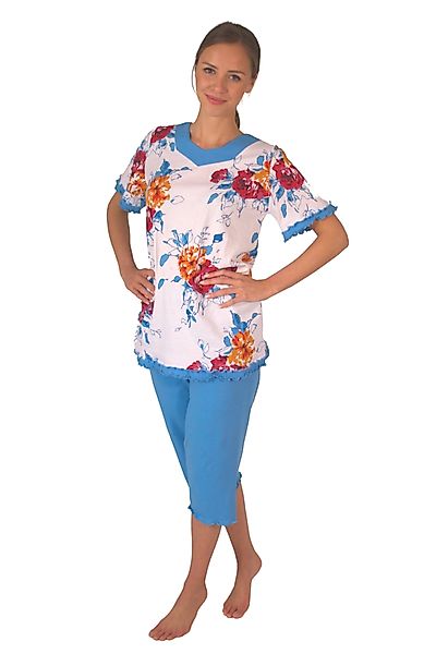 Consult-Tex Capri-Pyjama Damen Capri Bermuda Pyjama günstig online kaufen