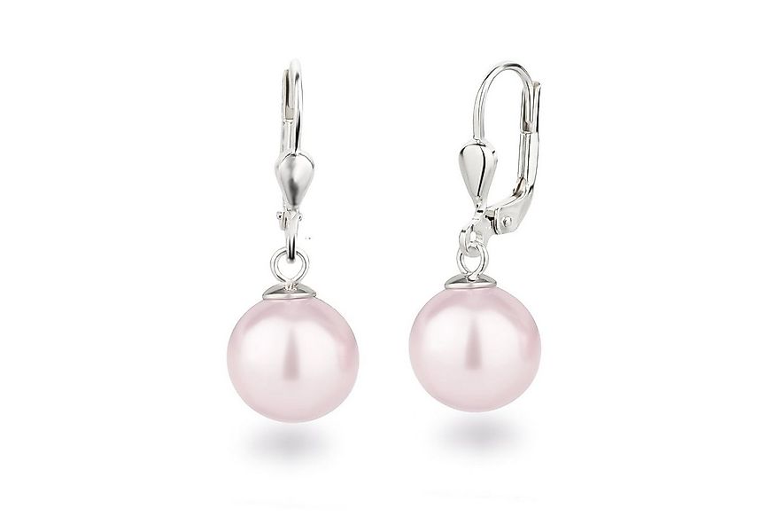 Schöner-SD Paar Ohrhänger Ohrringe Hänger mit Perle 10mm hängend (inkl. Sch günstig online kaufen