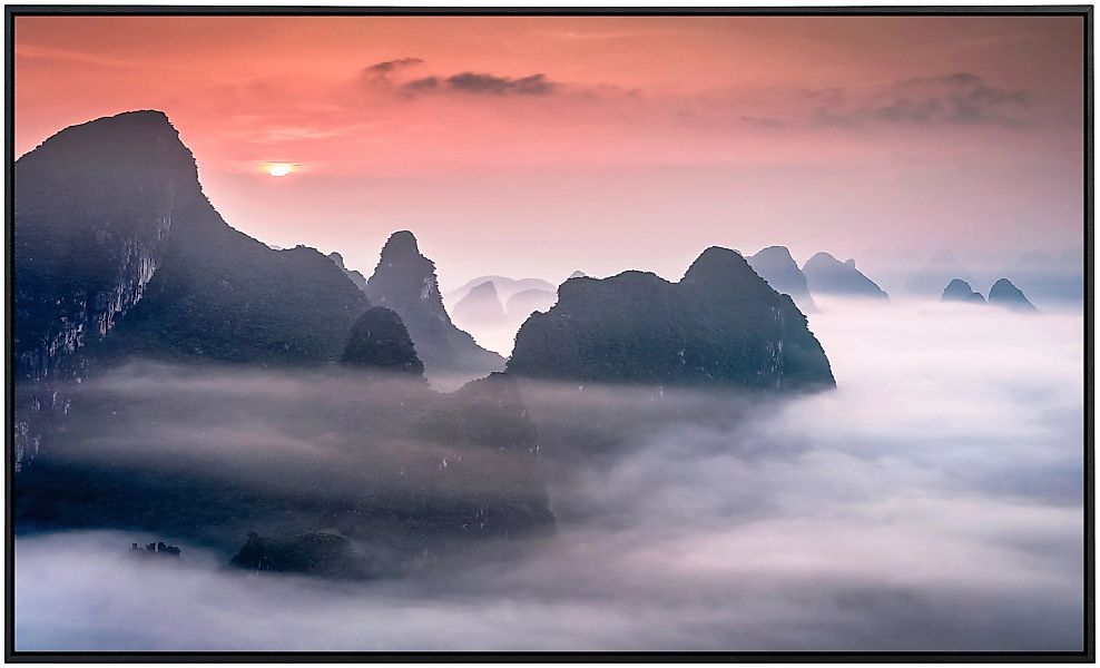 Papermoon Infrarotheizung »Karstgebirge in Guilin China«, sehr angenehme St günstig online kaufen