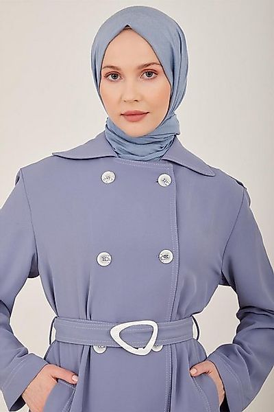 ARMİNE Langmantel geknöpft Trenchcoat Damen lang, Gürtel detailliert, Ideal günstig online kaufen