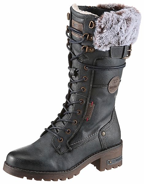 Mustang Shoes Winterstiefel "Haukea" Snowboots, Winterstiefel mit TEX-Membr günstig online kaufen