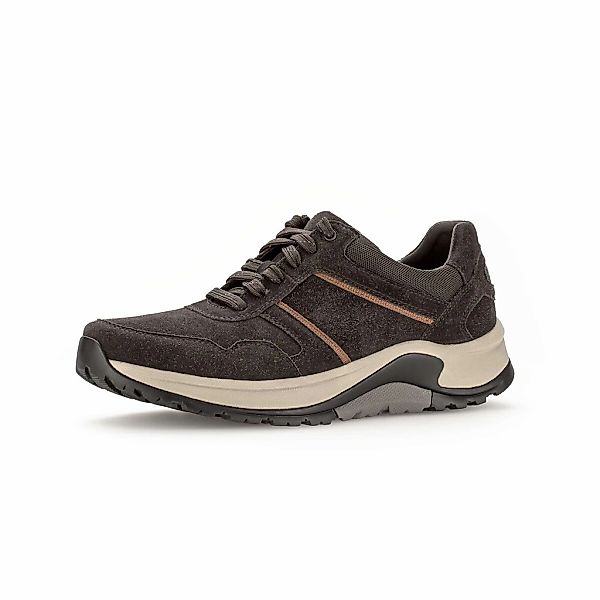 Gabor Sneaker "rollingsoft Sneaker low Materialmix Leder/Textil" günstig online kaufen