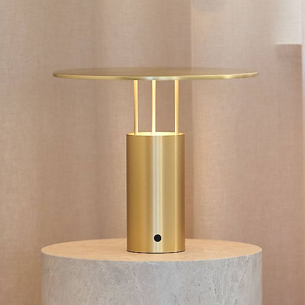 Piet Hein LED-Tischleuchte Tempel280, messing, Höhe 24,5 cm günstig online kaufen