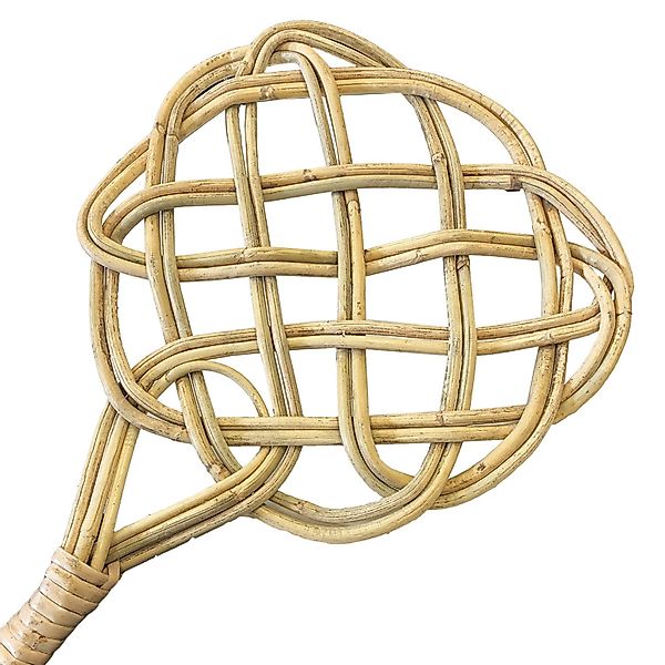 Mojawo Fußmatte Teppichklopfer Rattan L76xB25,5xH2,5cm günstig online kaufen