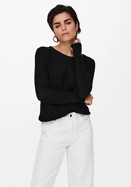 ONLY Strickpullover ONLGEENA XO L/S PULLOVER KNT NOOS mit Rundhalsausschnit günstig online kaufen