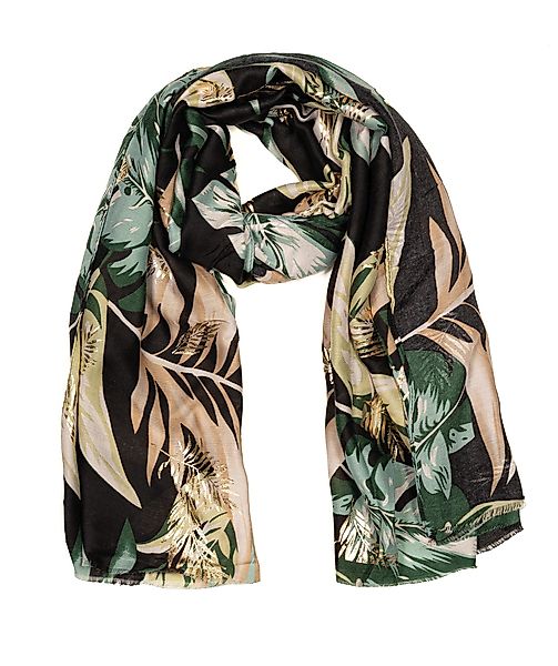 Cassandra Accessoires Schal "Leaves", mit Goldprint günstig online kaufen