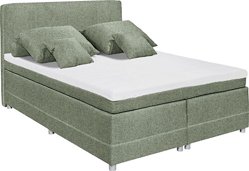 ED EXCITING DESIGN Boxspringbett »Luanda«, wahlweise mit Matratze und Toppe günstig online kaufen