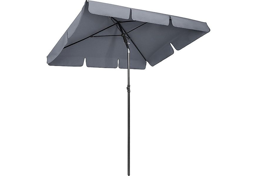 TLGREEN Sonnenschirm 200 x 125 cm Gartenschirm,Terrassenschirm, Sonnenschut günstig online kaufen