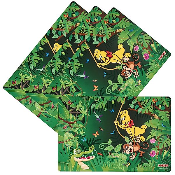 Ritzenhoff & Breker Platzset "HARIBO Jungle, 4-teilig, 45 x 30 cm" rutschfe günstig online kaufen