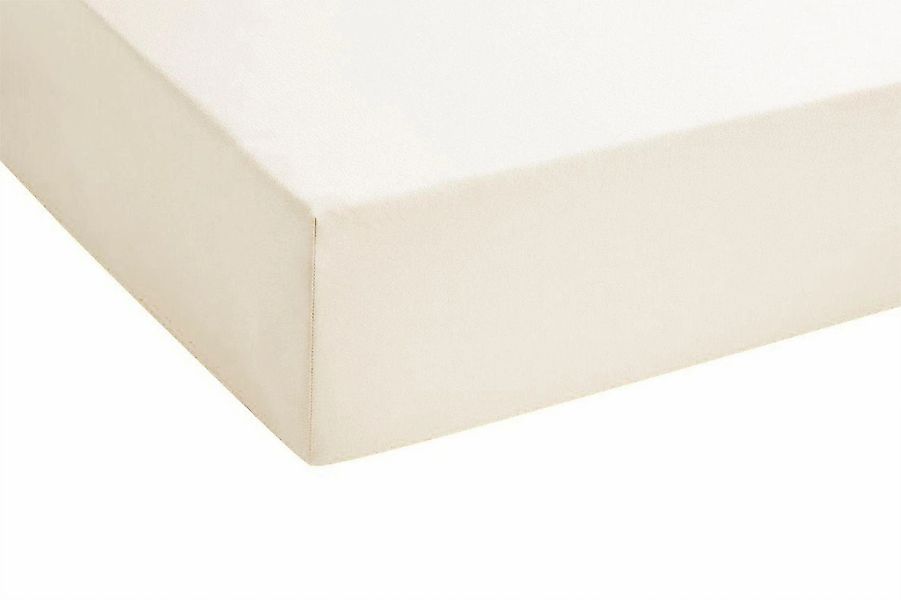 Biberna Spannbettlaken "Tobias" aus Jersey mit Rundumgummizug und kochfest günstig online kaufen