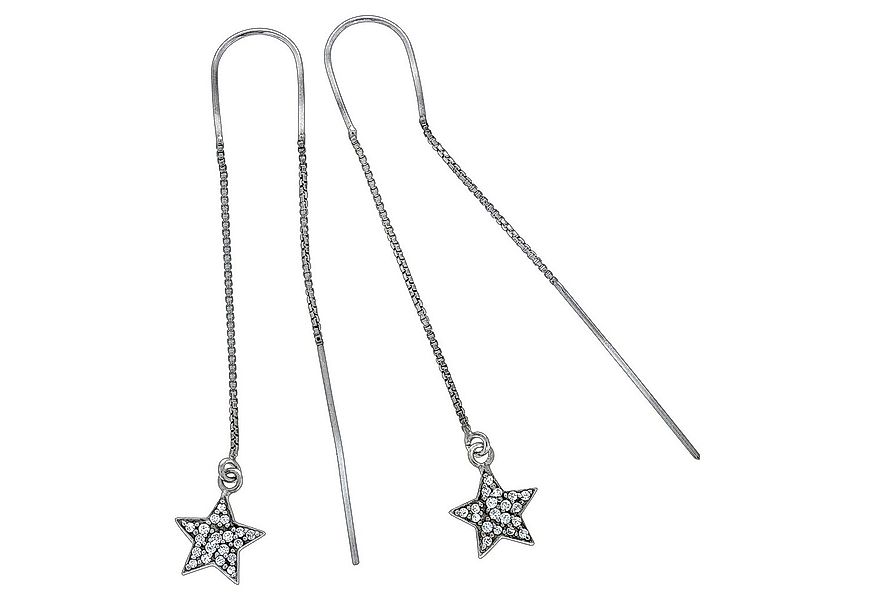 Vivance Paar Ohrhänger 925/- Sterling Silber Sterne günstig online kaufen