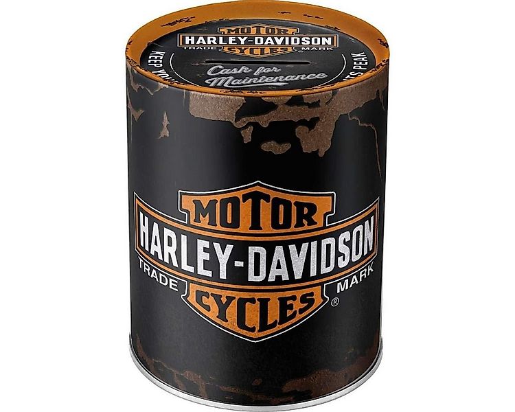 Nostalgic-Art Spardose Spardose Sparbüchse - Harley-Davidson Genuine Logo günstig online kaufen