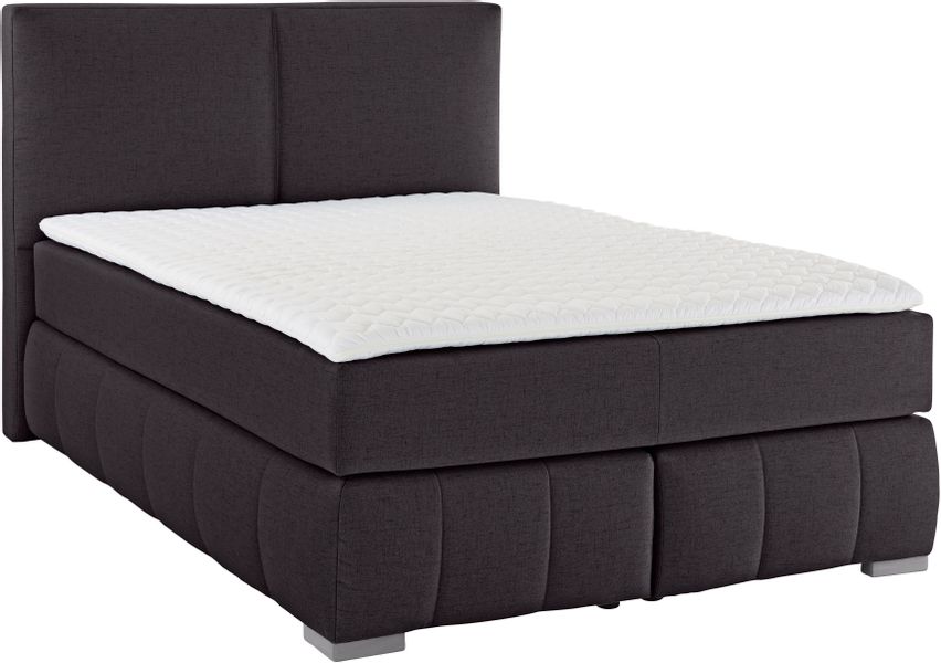 Home affaire Boxspringbett "Wehma" inkl. Topper in 3 verschiedenen Matratze günstig online kaufen