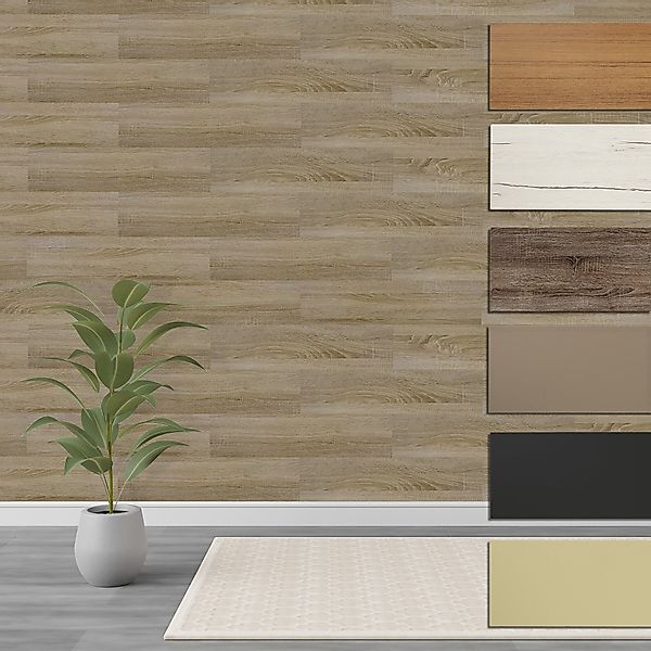 Hexim Wanddekoobjekt Sonoma Oak (Paneele aus günstig online kaufen